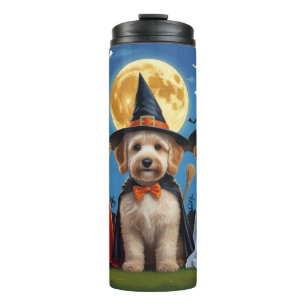 Bouteilles Isothermes Goldendoodle Chiens Citrouille Halloween Funny