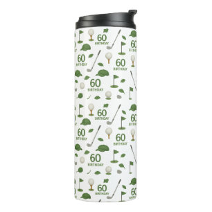 Bouteilles Isothermes Golf 60e anniversaire pour Golfer avec balle et te