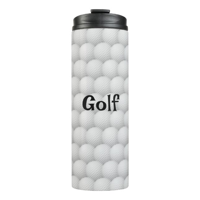Bouteilles Isothermes Golf Balls Résumé Conception Tumbler Thermal (Devant)