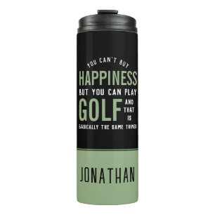 Bouteilles Isothermes Golf est le bonheur Funny Golf Lover cadeaux