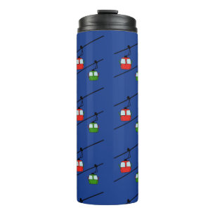 Bouteilles Isothermes Gondolas rouge et vert tumbler.