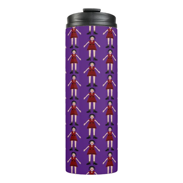 Bouteilles Isothermes Gothique Halloween Vampire Lady Patterned (Devant)
