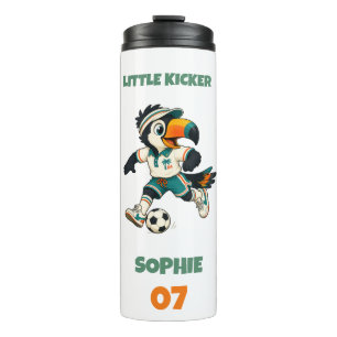 Bouteilles Isothermes Gourde Enfants Personnalisée Nom Football Toucan