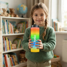 Gourde personnalisée pour enfants, couleur personn