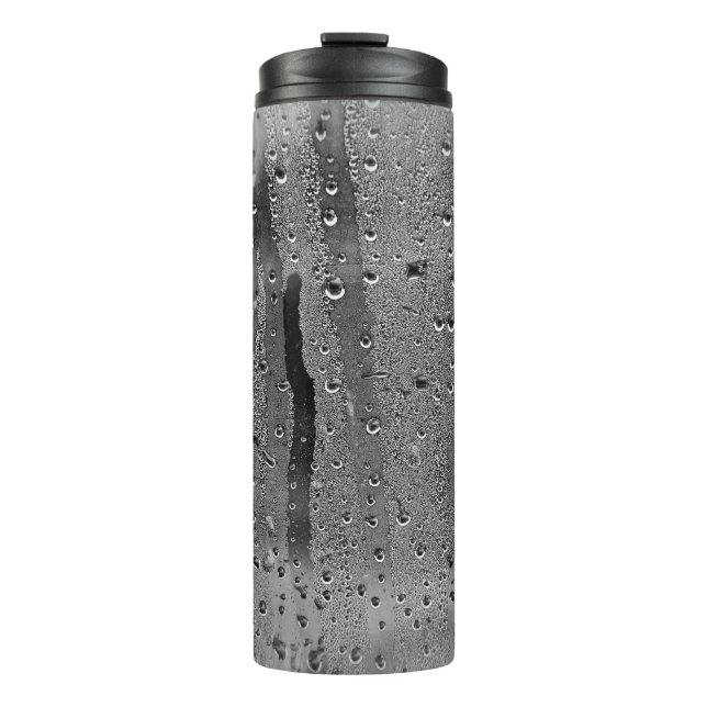 Bouteilles Isothermes Gouttes de pluie sur la fenêtre (Devant)