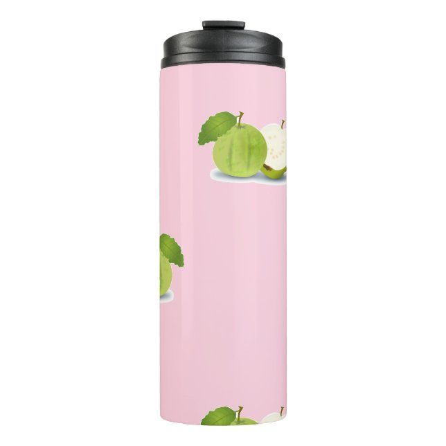 Bouteilles Isothermes Goyave sur rose (Devant)