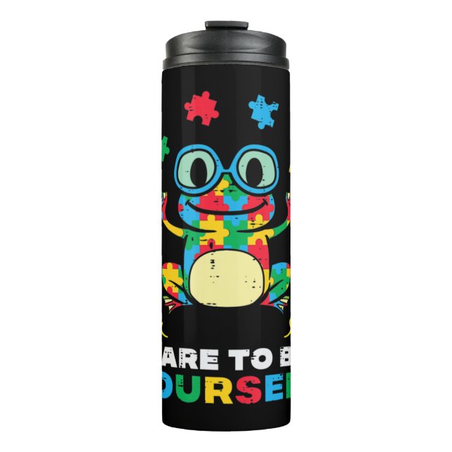 Bouteilles Isothermes Grab this cute Puzzle Frog Dare To Be Yourself T-S (Devant)