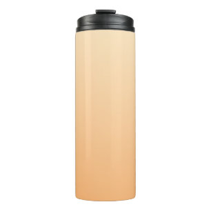 Bouteilles Isothermes Gradient de couleur jaune clair et orange