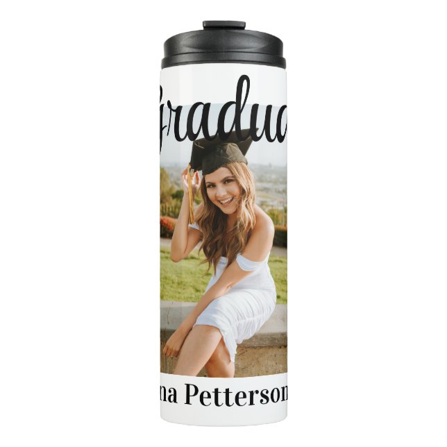 Bouteilles Isothermes Gradué photo moderne classique ajouter nom de l'an (Devant)