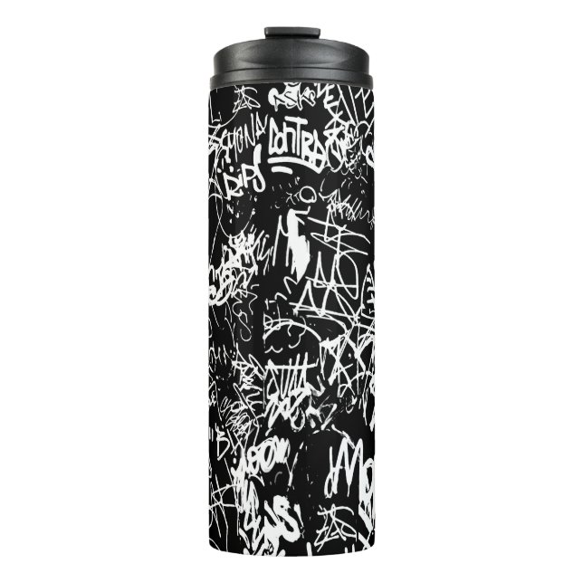 Bouteilles Isothermes Graffiti Collage Abstrait Motif d'impression (Devant)