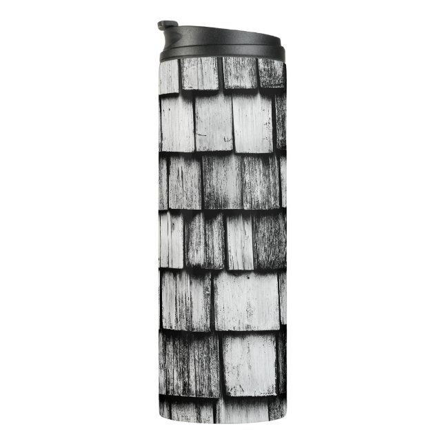Bouteilles Isothermes Grain de bois rustique (Tourné sur la droite)