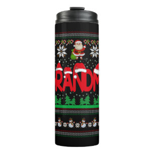 Bouteilles Isothermes Grand-mère Doudou de Noël