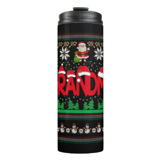 Bouteilles Isothermes Grand-mère Doudou de Noël