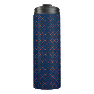 Bouteilles Isothermes Grand mug de voyage bleu avec un couvercle noir