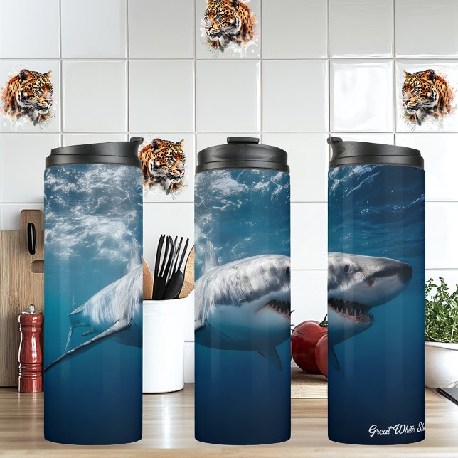 Bouteilles Isothermes Grand requin blanc (Créateur téléchargé)