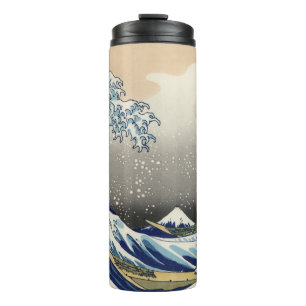 Bouteilles Isothermes Grande Vague au large de Kanagawa & Mont Fuji Mer 
