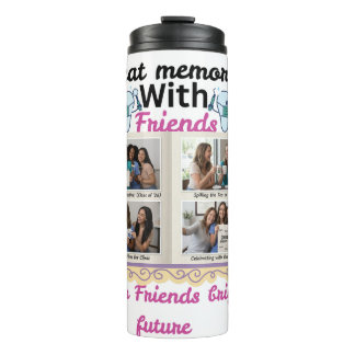 Bouteilles Isothermes Grands Souvenirs avec des Amis Cadeau Personnalisé