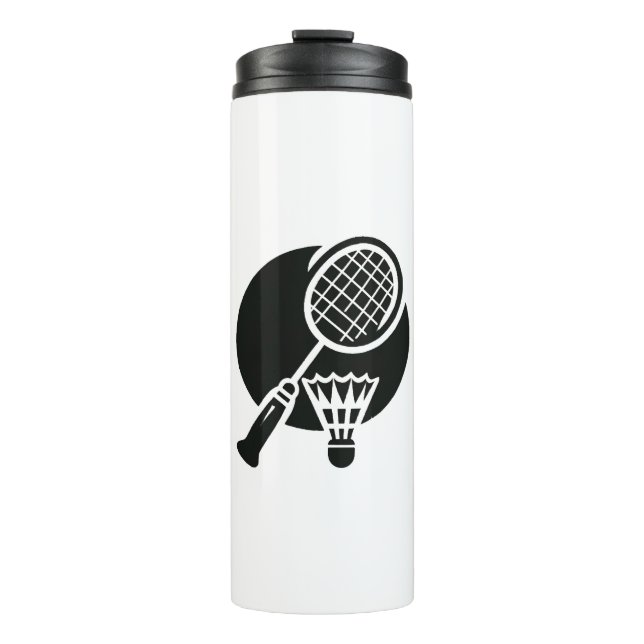 Bouteilles Isothermes Graphique de badminton (Devant)