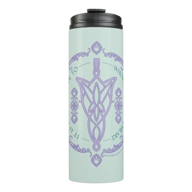 Bouteilles Isothermes Graphique de citation ARWEN™ Evenstar (Devant)