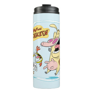 Bouteilles Isothermes Graphique de rire de vache et de poulet