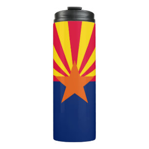 Bouteilles Isothermes Graphique Drapeau dynamique de l'état de l'Arizona