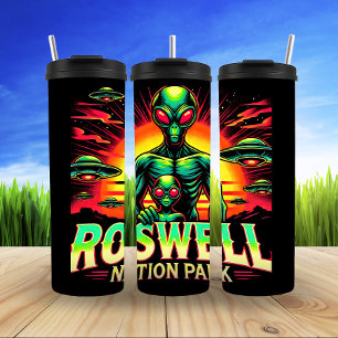 Bouteilles Isothermes Graphiques d'invasion Alien de Roswell