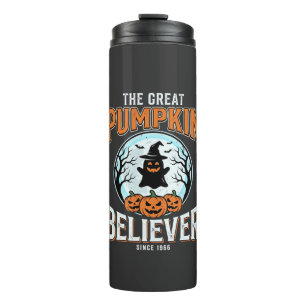 Bouteilles Isothermes Graphisme Halloween Citrouille Croyante