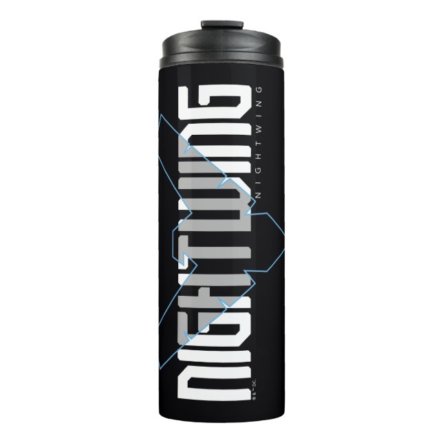 Bouteilles Isothermes Graphisme Hi-Tech au nom de Nightwing (Devant)