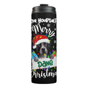 Bouteilles Isothermes Great Dane Noël Party Great Dane Xmas cadeaux