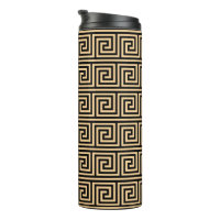 Grec Meander Carré Motif principal Brown