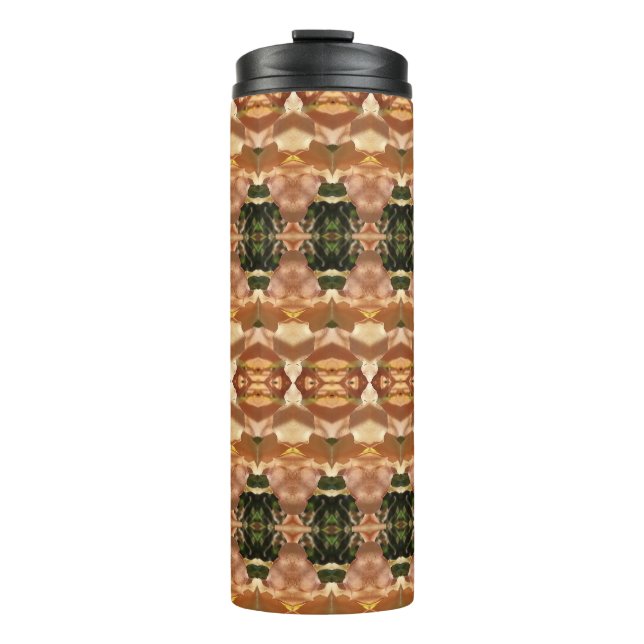 Bouteilles Isothermes Green & Amber Ikat 9 (Devant)