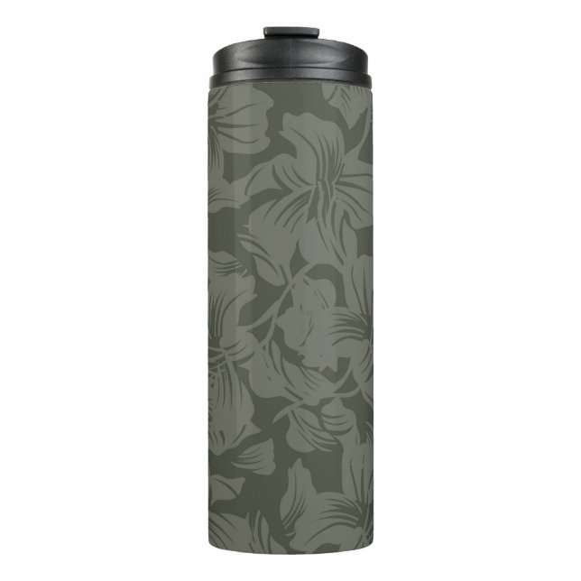 Bouteilles Isothermes Green Floral seamless pattern backgroundabstract,  (Devant)