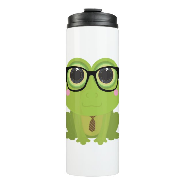 Bouteilles Isothermes Grenouille Nerd (Devant)