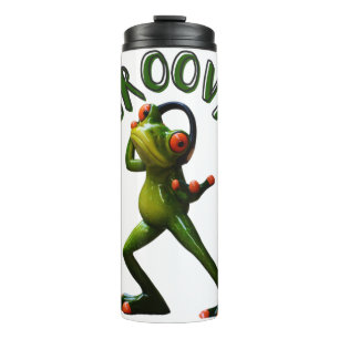 Bouteilles Isothermes Grenouille verte groovy