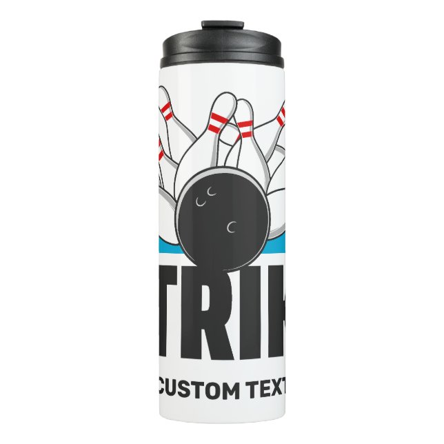 Bouteilles Isothermes Grève de bol de texte personnalisé (Devant)