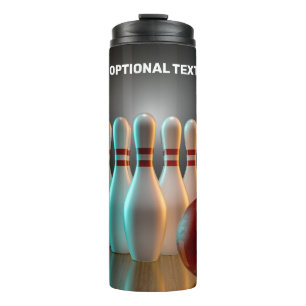 Bouteilles Isothermes Grève de quilles de texte personnalisé