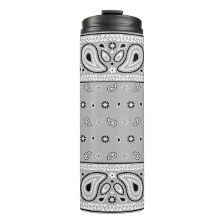 Bouteilles Isothermes Grey Grey Bandana Paisley Country Hip hop Cowboy