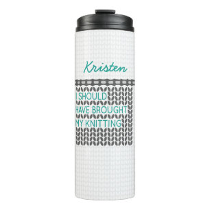 Bouteilles Isothermes Grey J'Aurais Dû Apporter Mon Tricot