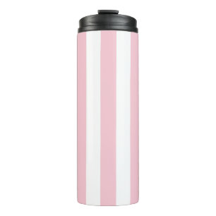 Bouteilles Isothermes Grilles Verticales Bébé Rose Et Blanc Gratté