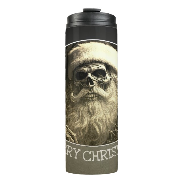 Bouteilles Isothermes Grim Noël - Père Noël squelette  65609 (Devant)