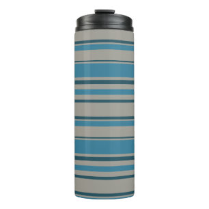 Bouteilles Isothermes Gris bleu rayé