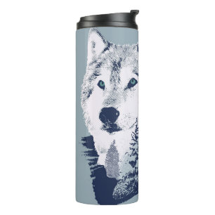 Bouteilles Isothermes Grosse Forêt Bleue Wolf