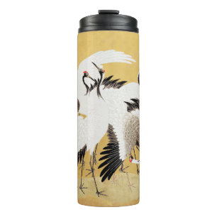 Bouteilles Isothermes Grupe de grues japonaises Vintage Oiseau Riche Cla