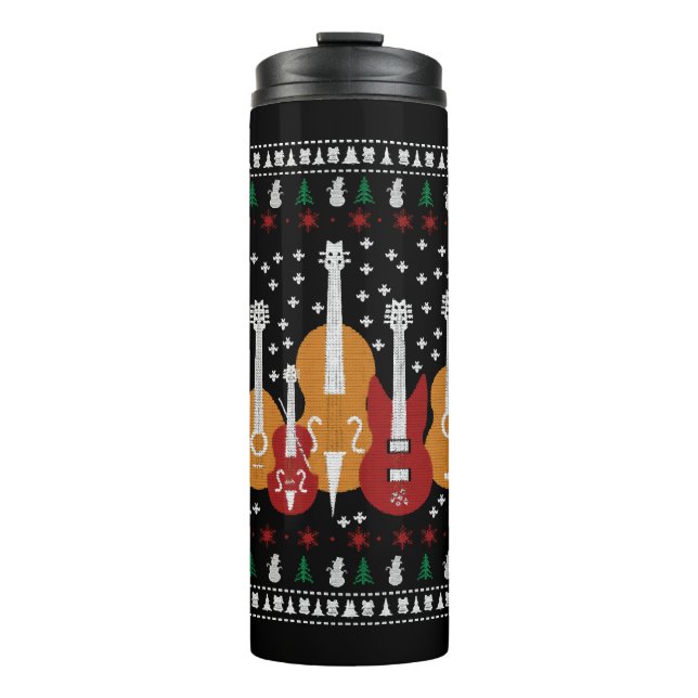 Bouteilles Isothermes Guitar Christmas (Devant)