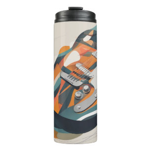 Bouteilles Isothermes Guitare Abstraite