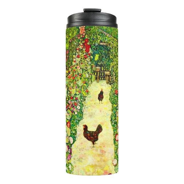 Bouteilles Isothermes Gustav Klimt Garden with Chickens (Devant)