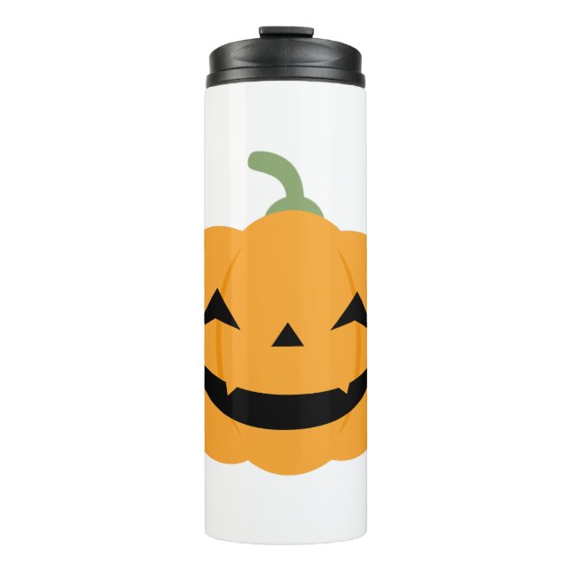 Bouteilles Isothermes Halloween citrouille (Devant)
