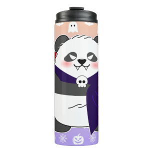 Bouteilles Isothermes Halloween Cute Baby Panda Dracula Vampire