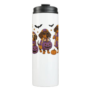 Bouteilles Isothermes Halloween Dachshund Chien Ghost
