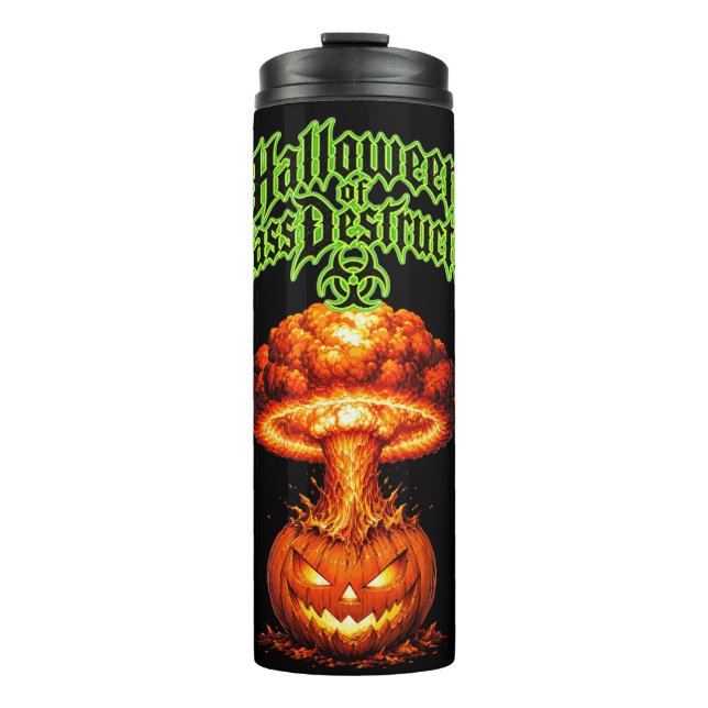 Bouteilles Isothermes Halloween de destruction massive Jack-o'-lanterne  (Devant)